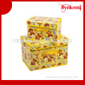 Square shaped collapsible storage box wholesale